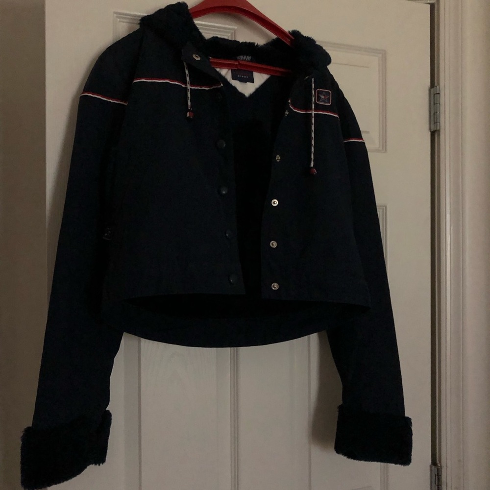 Last chance vintage Navy Tommy Girl jacket medium